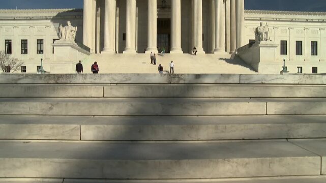 camera tilt on Supreme Court Washington DC