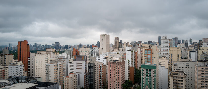 Sao Paulo, Brazil - March 9 2026 "City centre and an old market of Sao Paulo"