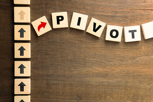 Shifting direction to strategic Strategic Pivot in Business Concept Changing Direction for Growth