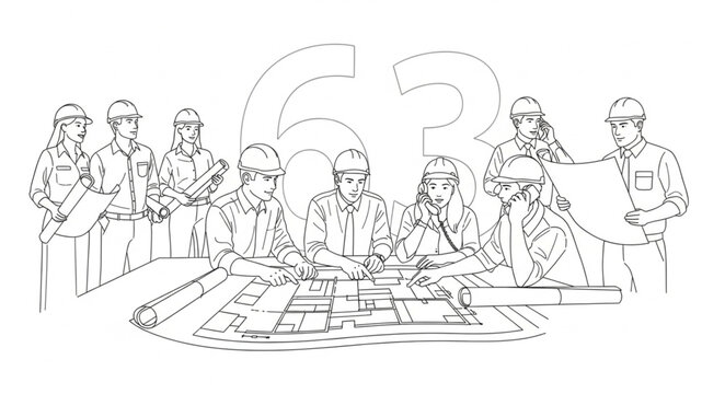 Group of soldiers gathered around a table, planning strategy.