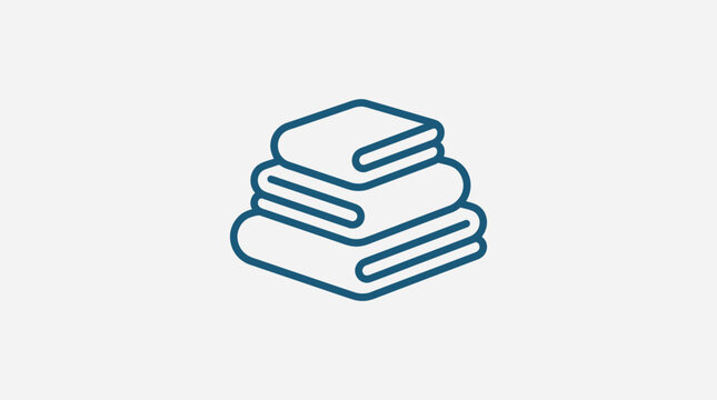 Stack of Folded Towels Icon