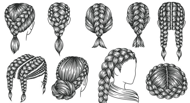 Women Braid Hairstyles and Hairdo Collection