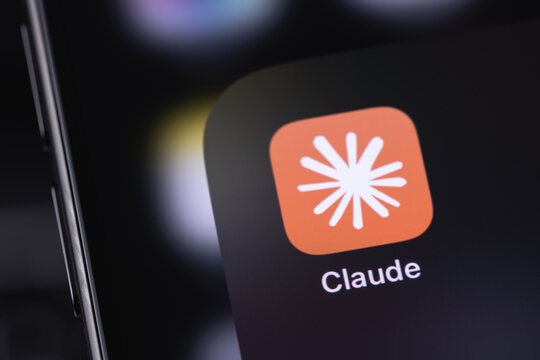Claude by Anthropic mobile icon app on a screen smartphone iPhone. Claude is a family of large language models developed by Anthropic. Batumi, Georgia - March 19, 2026