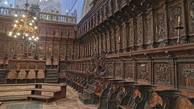Burgos - Catedral (siller&iacute;a del coro) - Castella i Lle&ograve;