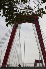 Obraz premium cable car bridge