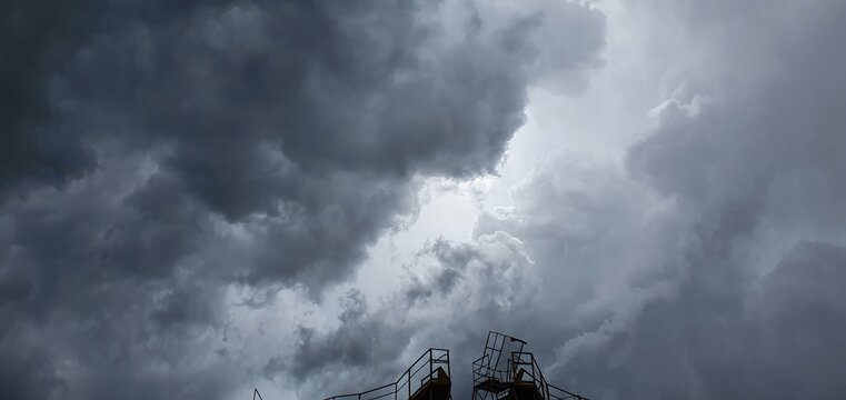 Clouds over the city