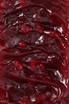 cranberry jam texture, fruit filling, cherry  jelly, red currant marmalade