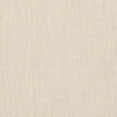 Fototapeta premium Beige linen fabric texture background, natural textile surface, neutral canvas backdrop