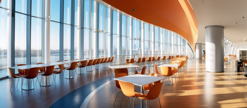 Immerse yourself in the bright and airy sophistication of futuristic architectural design.