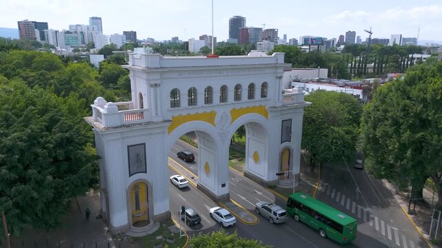 July 29, 2025, Guadalajara, Mexico: The Vallarta Arches, A Grand Entrance to Guadalajara 