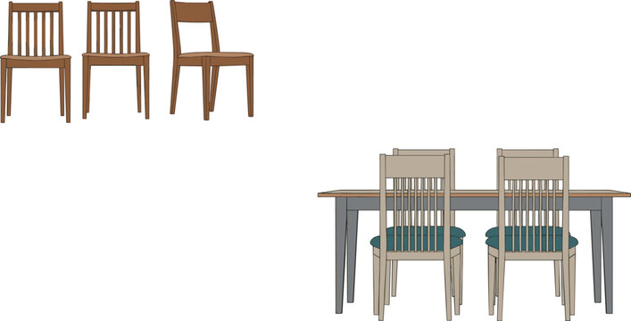 Square cracker biscuit vector set with different textures and patterns, crispy snack illustration isolated on white background for food design