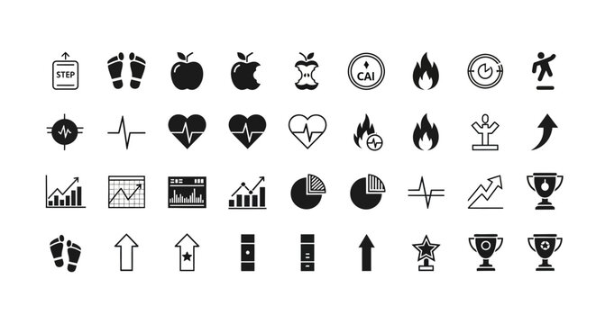 Black icons on white background.