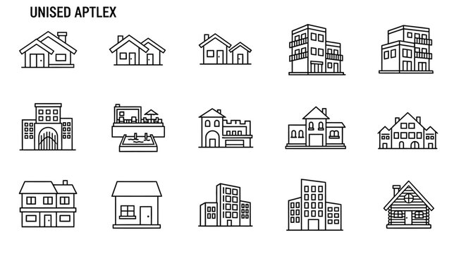 Collection of various house designs.