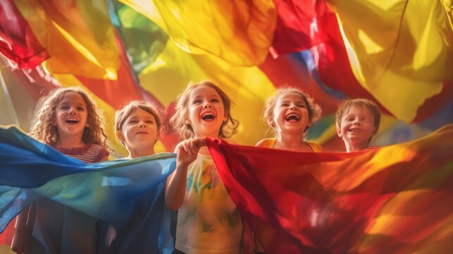 Discover the vibrant magic of pure childhood joy and communal play.