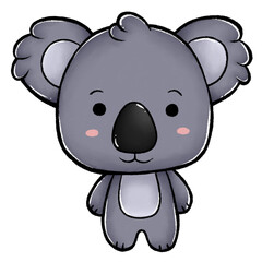 Naklejka premium Cute Koala