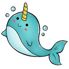 Happy Narwhal © Anisah
