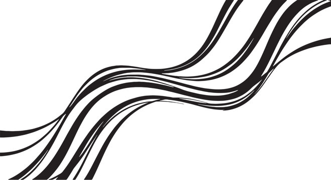 Abstract colorful loop composition with fluid ribbon shapes, elegant modern pattern, white background, clean vector style, vibrant artistic illustration