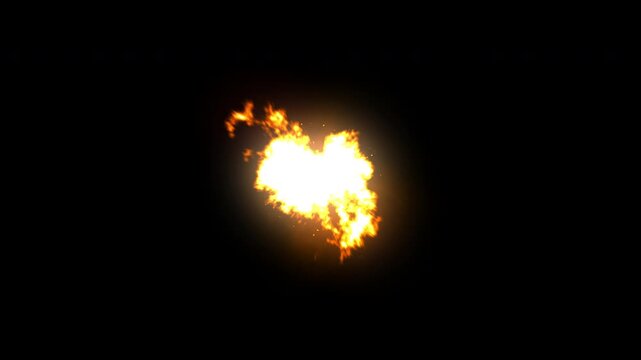Realistic Machine Gun Muzzle Flash Burst for Action VFX