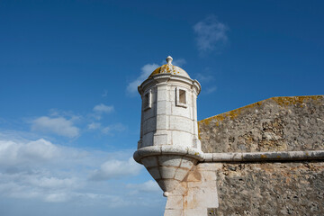weathered stone watchtower turret on a historic coastal fortress © Rob Wilkinson