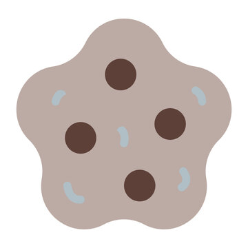 Cookie Vector Flat Icon Design