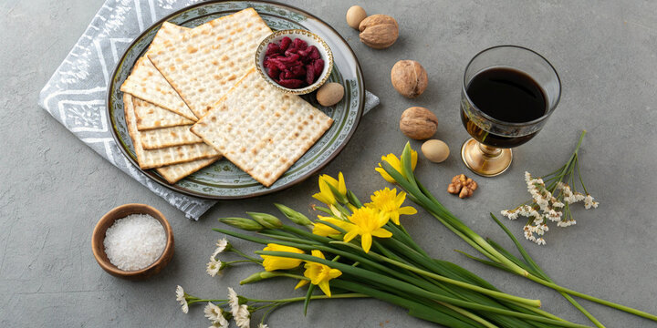 Assorted fresh ingredients arranged on a rustic wooden table with herbs and spices