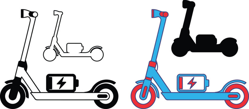 Electric scooters and hoverboards modern personal transportation devices