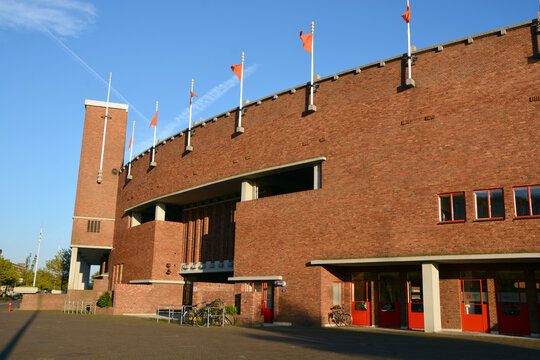 AMSTERDAM NETHERLAND:The Amsterdam Olympic Cauldron of Games of the IX Olympiad  beside the Olympic Stadium was built as the main stadium for the 1928 Summer Olympics