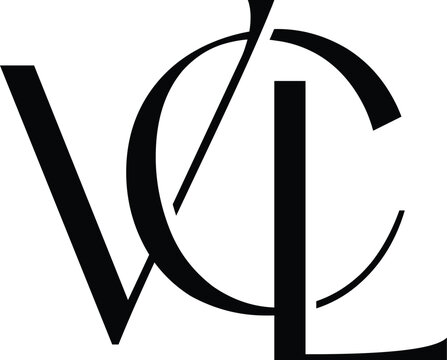 Letter VCL clothing logo