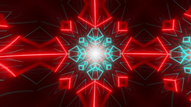 Vibrant Geometric Mandala Patterns: A Stunning Abstract Neon Kaleidoscope Featuring Ornamental Designs and Hypnotic Symmetrical Backgrounds
