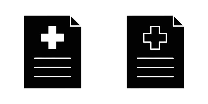 medical first aid kit icon set flat design vector illustration