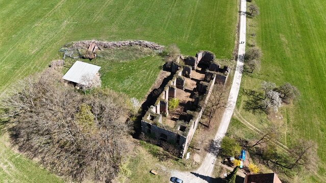Kirchenruine Aura an der Saale