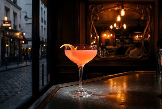 Lucien Gaudin Cocktail at Parisian Bistro Bar