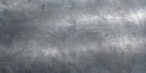 Fototapeta premium Distressed Scratched Brushed Silver Gray Steel Metal Texture Seamless Background
