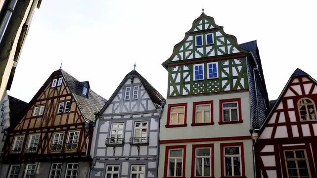 the historic german city of limburg 4k video