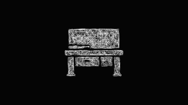 Sketch workbench icon animation - smooth progressive reveal