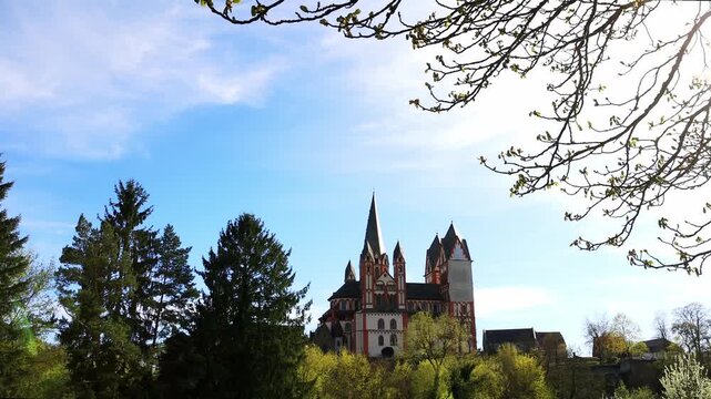 the dom church of limburg germany 4k video