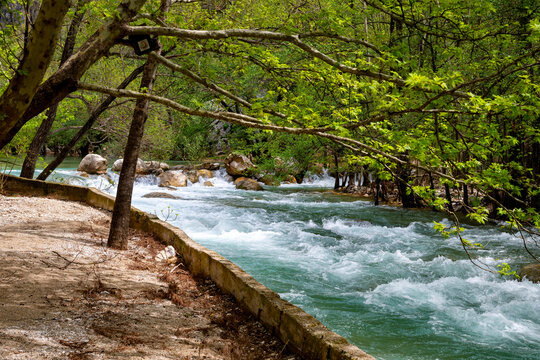 Yazılı Canyon Nature Park (Turkish: Yazılı Kanyon Tabiat Parkı) is a canyon in Isparta Province, southwestern Turkey, which was declared with its surrounding area a nature park in 1989. The canyon is 