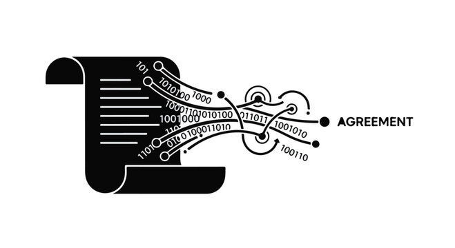 contract agreement paperwork business concept