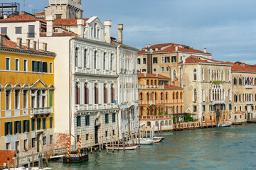 Naklejka premium Medieval architecture of Grand canal in Venice, Italy