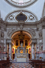 Fototapeta premium High altar of Santa Maria della Salute church in Venice, Italy