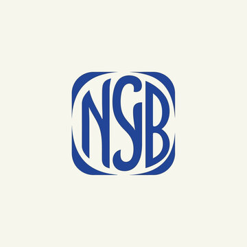 Monogram NSB Logo Design.