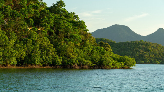 Palomaria basecamp island in Coron, The Philippines.