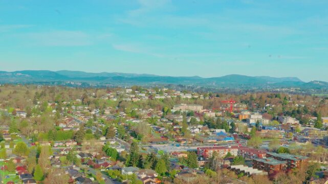 Panoramic view of Greater Victoria from Mount Tolmie Park