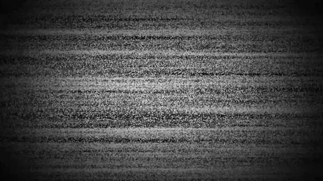 Analog tv static noise texture, retro glitch screen effect, black and white distorted signal background overlay