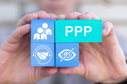 Concept of PPP Public Private Partnership.