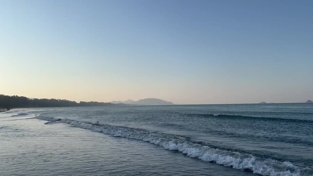Tropical evening sea summer