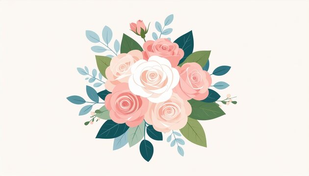 Delicate Floral Arrangement Art