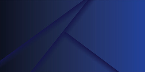 Obraz premium Dark blue dynamic abstract vector background with straight shadow lines. Modern creative halftone premium gradient. 3d cover of business design. Eps10 vector