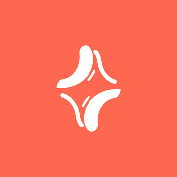 Abstract symbol representing anger or frustration.