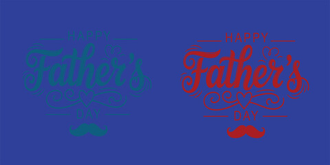Celebrating fathers day abstract art with cars and hearts a unique gift idea © Topon